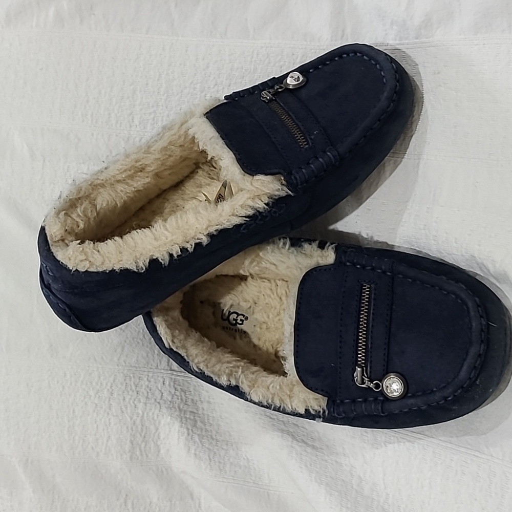 UGG women's leather slippers size 8.